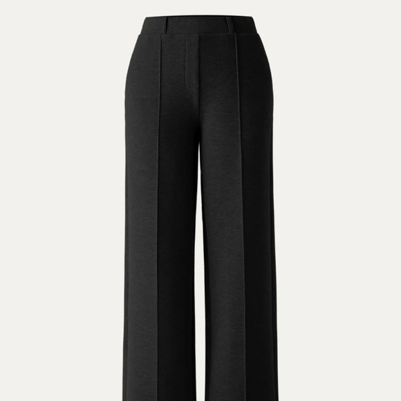 OGL High Waisted Straight Leg Pull On Pant - Black XS - Picture 2 of 13